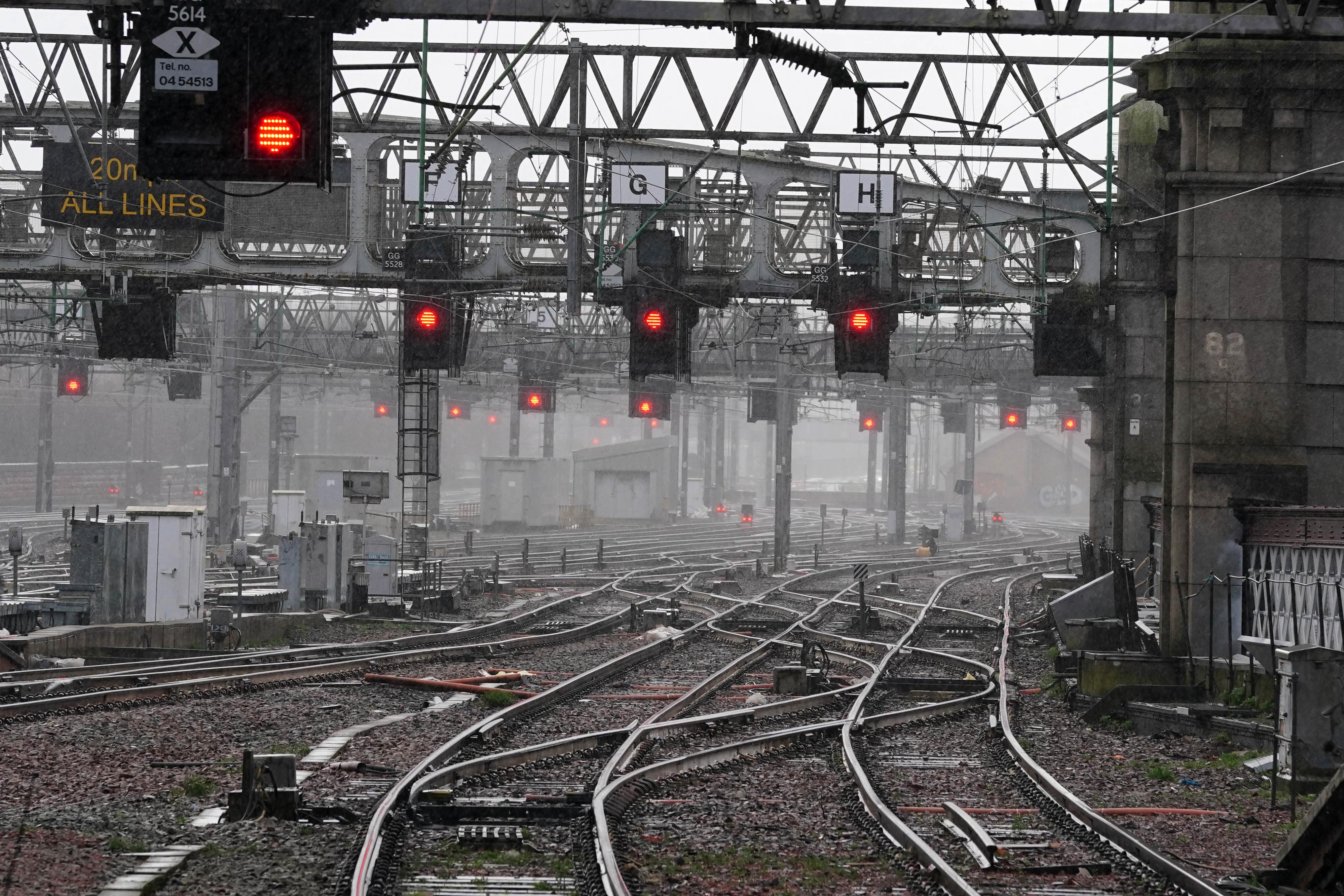 The proposed deal involves two of the leading suppliers of signalling systems for mainline and urban railway networks (Jane Barlow/PA)