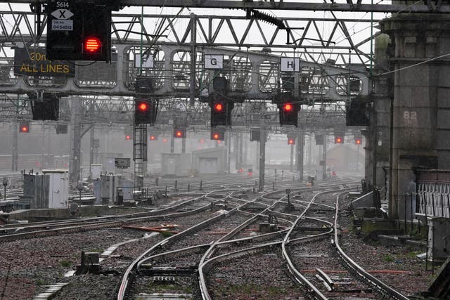 <p>The proposed deal involves two of the leading suppliers of signalling systems for mainline and urban railway networks (Jane Barlow/PA)</p>