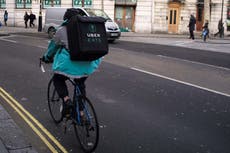 All Uber Eats couriers to use zero emission vehicles by 2040