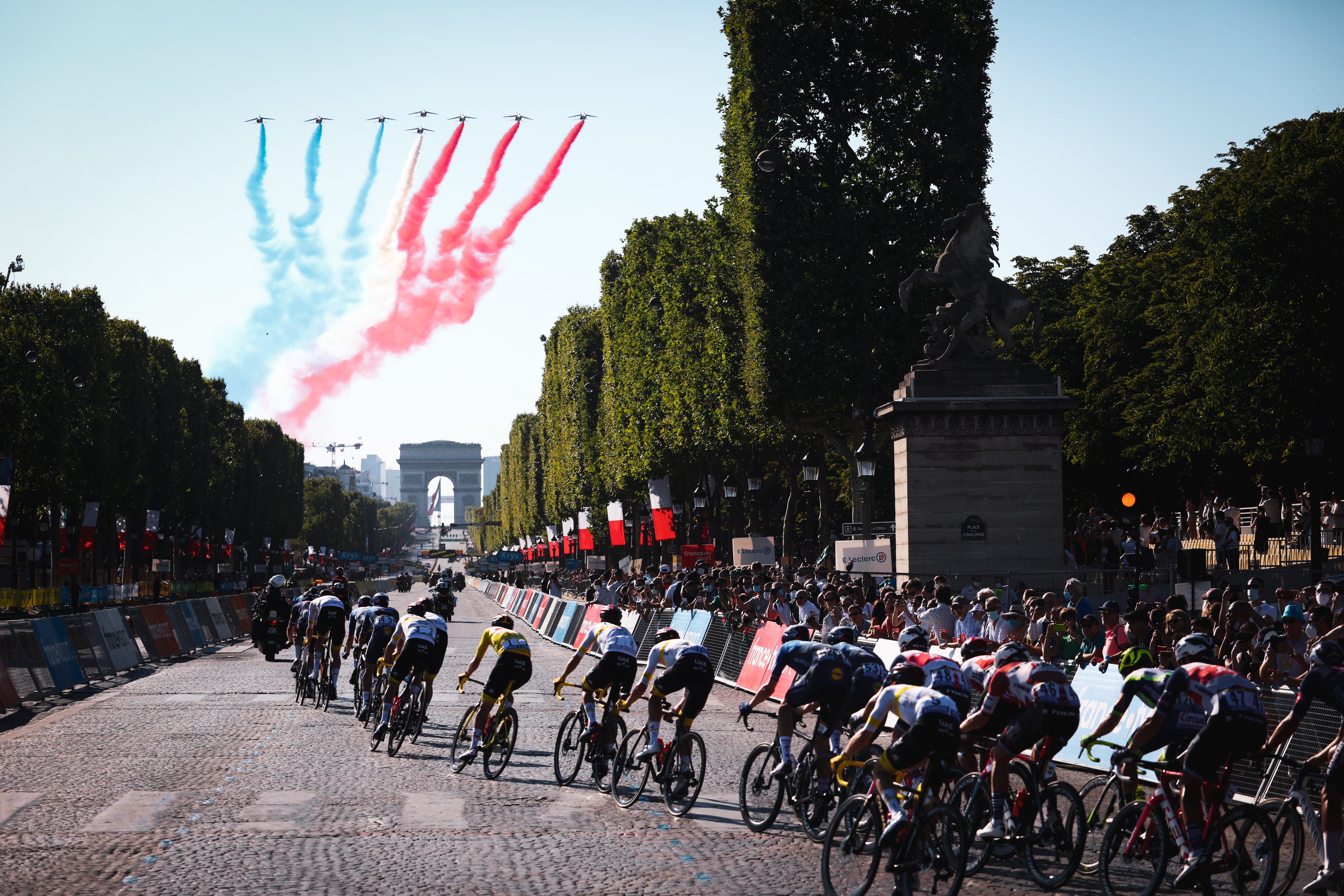 The Tour reaches the Paris Champs Elysees to close out the 2022 race