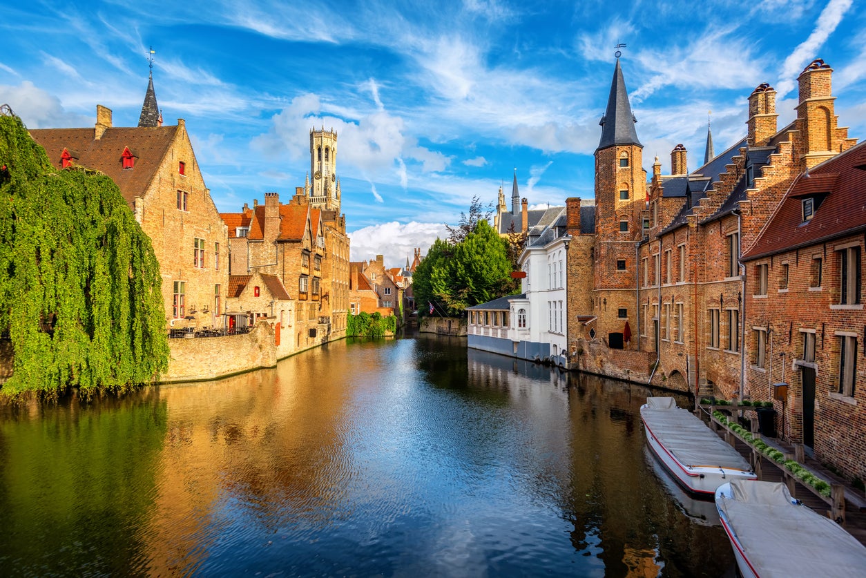 Eurostar services mean cities like Bruges are easily reachable by train