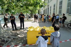 Knife attacker injures several, including children, in French Alpine town