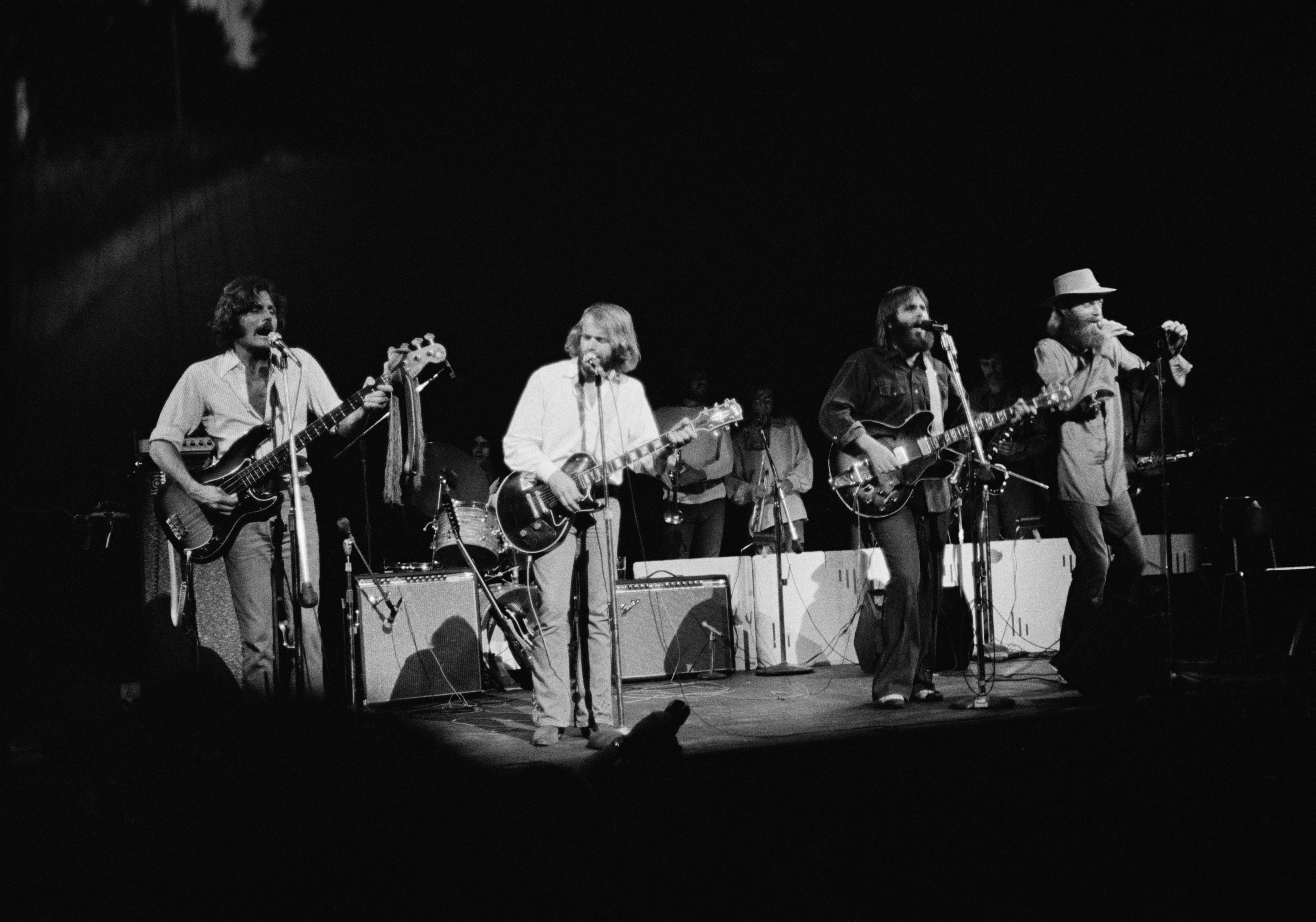 The Beach Boys performing in 1971