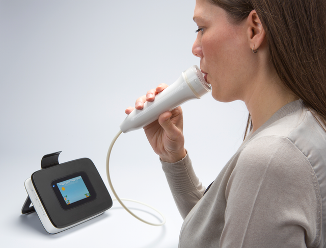 <p>Up to speed: one quick, non-invasive test can help with accurate asthma diagnosis </p>