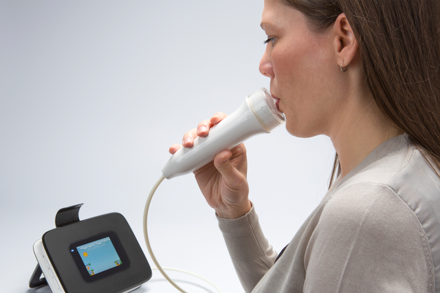 <p>Up to speed: one quick, non-invasive test can help with accurate asthma diagnosis </p>