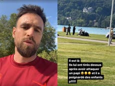 Ex-Liverpool footballer witnessed knife attack in French Alps: ‘I saw injured children on the ground’