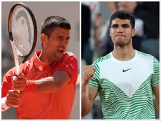 Novak Djokovic vs Carlos Alcaraz start time: When is French Open semi-final?