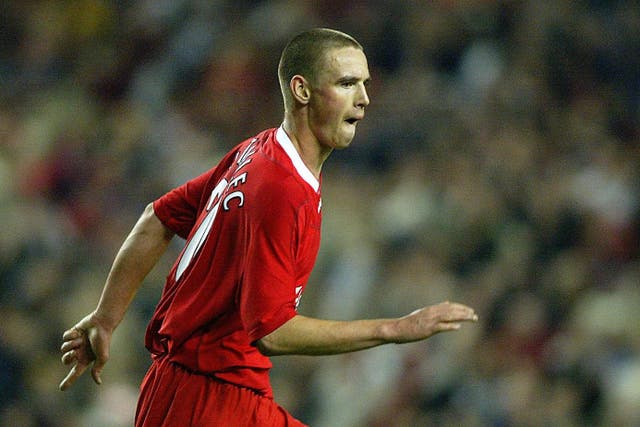 Anthony Le Tallec playing for Liverpool (Martin Rickett/PA)