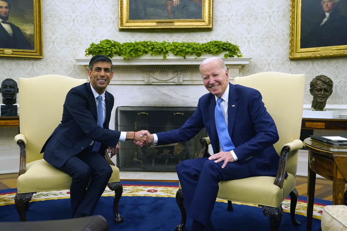 Biden hails strength of special relationship as Sunak visits White House