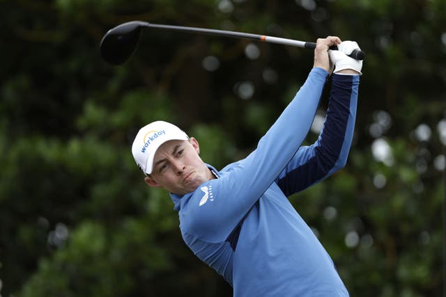 Matt Fitzpatrick finished the first day of the Canadian Open, one shot behind the lead (Richard Sellers/PA)