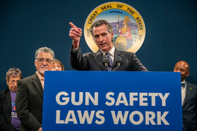 California Governor Guns