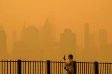 Smoky haze from Canada wildfires triggers New York flight chaos