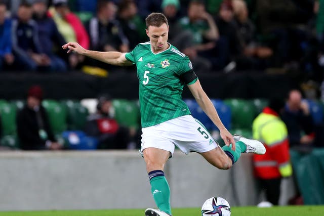 Jonny Evans is back in the Northern Ireland squad for their upcoming Euro 2024 qualifiers (Liam McBurney/PA)