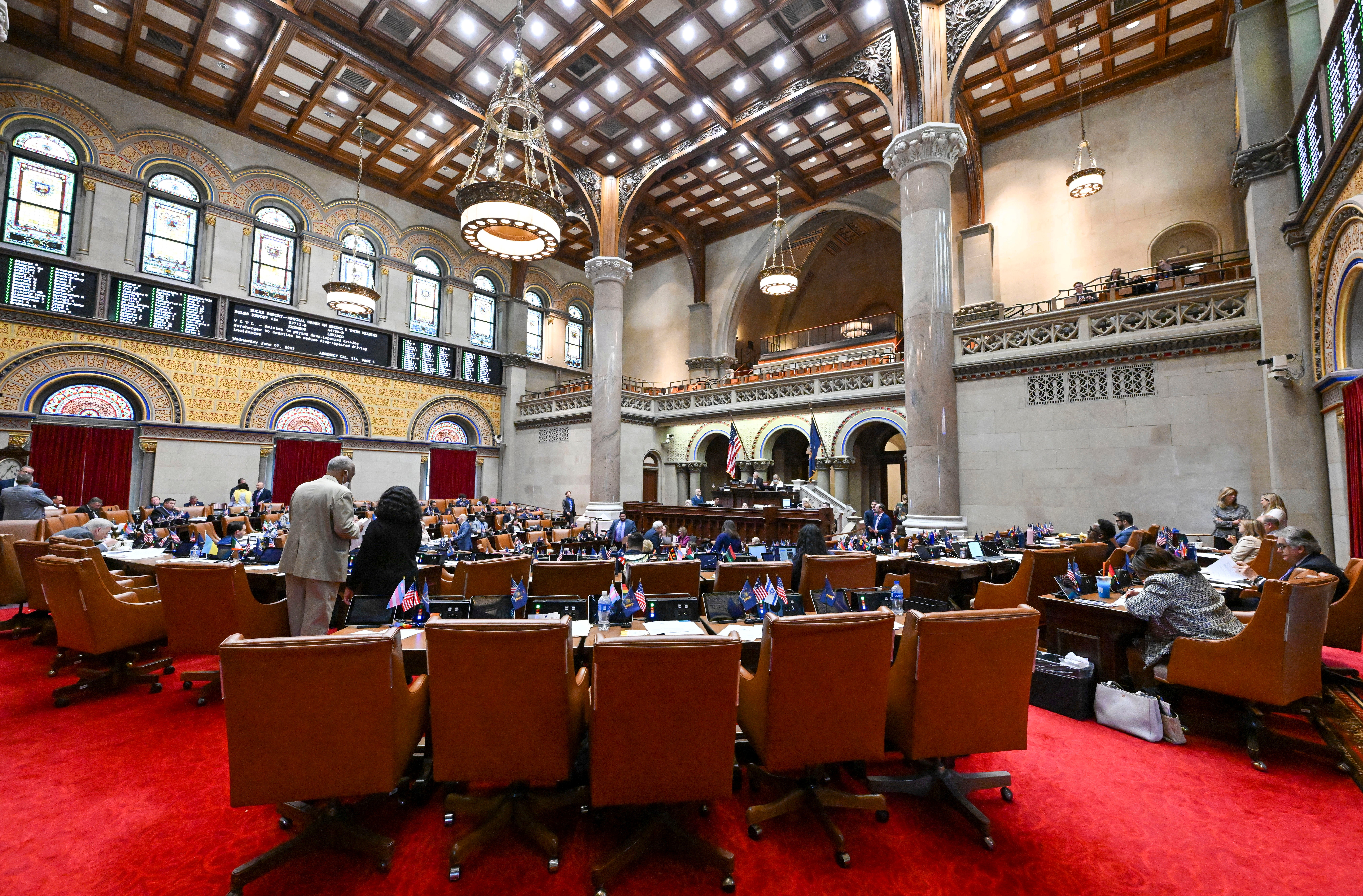 New York’s state Assembly Chamber in Albany