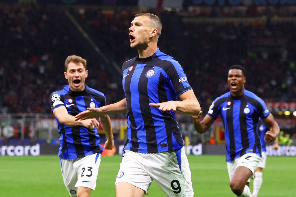 Edin Dzeko faces former side Manchester City in the Istanbul final