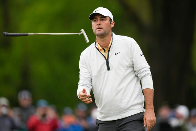 Scottie Scheffler will battle a misfiring putter as he bids for a second major title in the 123rd US Open (Eric Gay/AP)