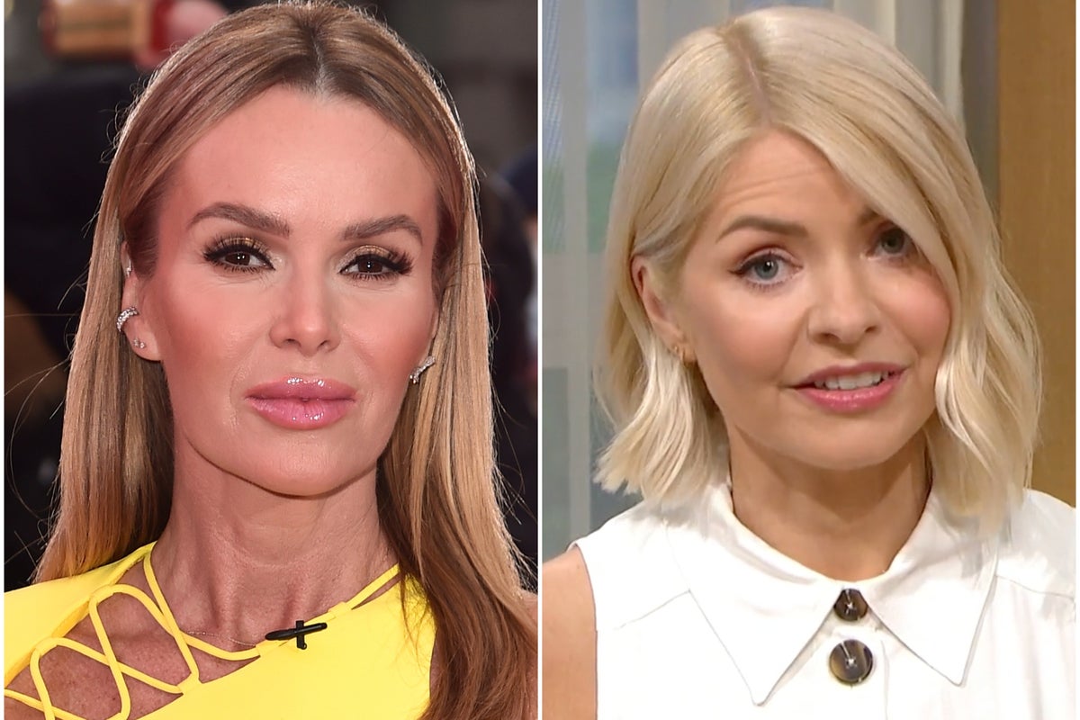 Amanda Holden condemns 'utter rubbish' claims of 'rift' with This Morning host Holly Willoughby | The Independent