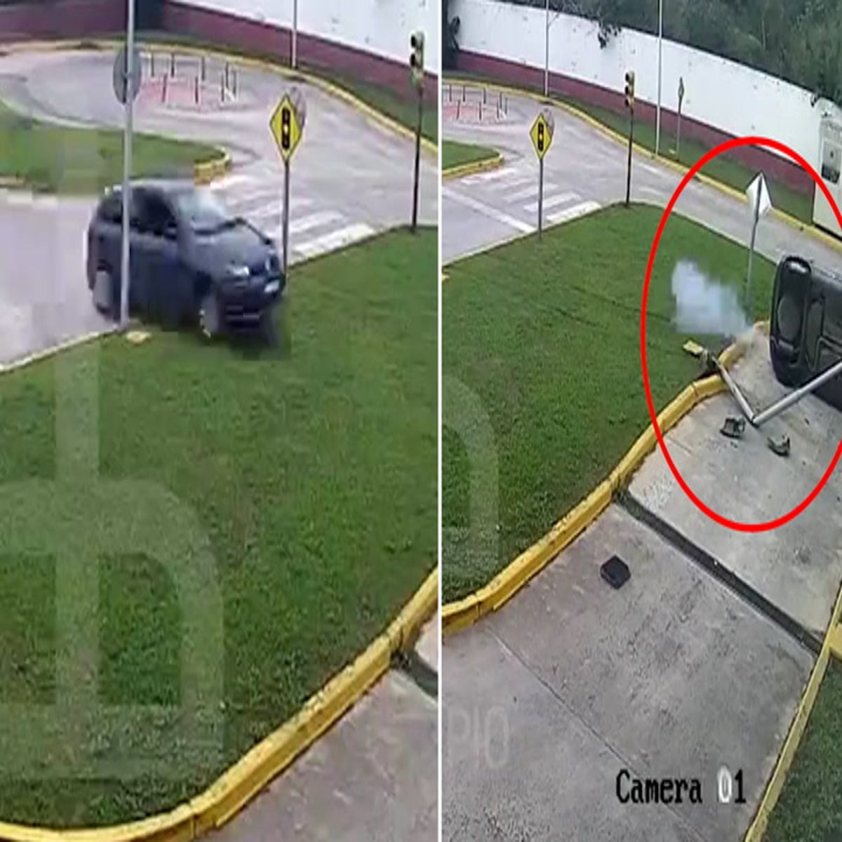 Woman flips car during driving test in Argentina | News | Independent TV