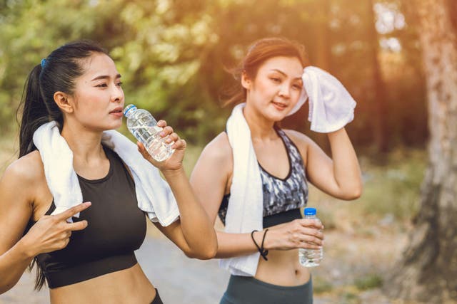 Temperatures are set to soar – and this could impact how you workout (Alamy/PA)
