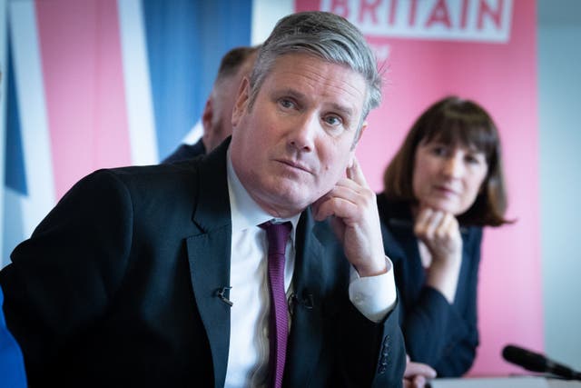 <p>Keir Starmer and shadow chancellor Rachel Reeves face a challenge from unions  </p>