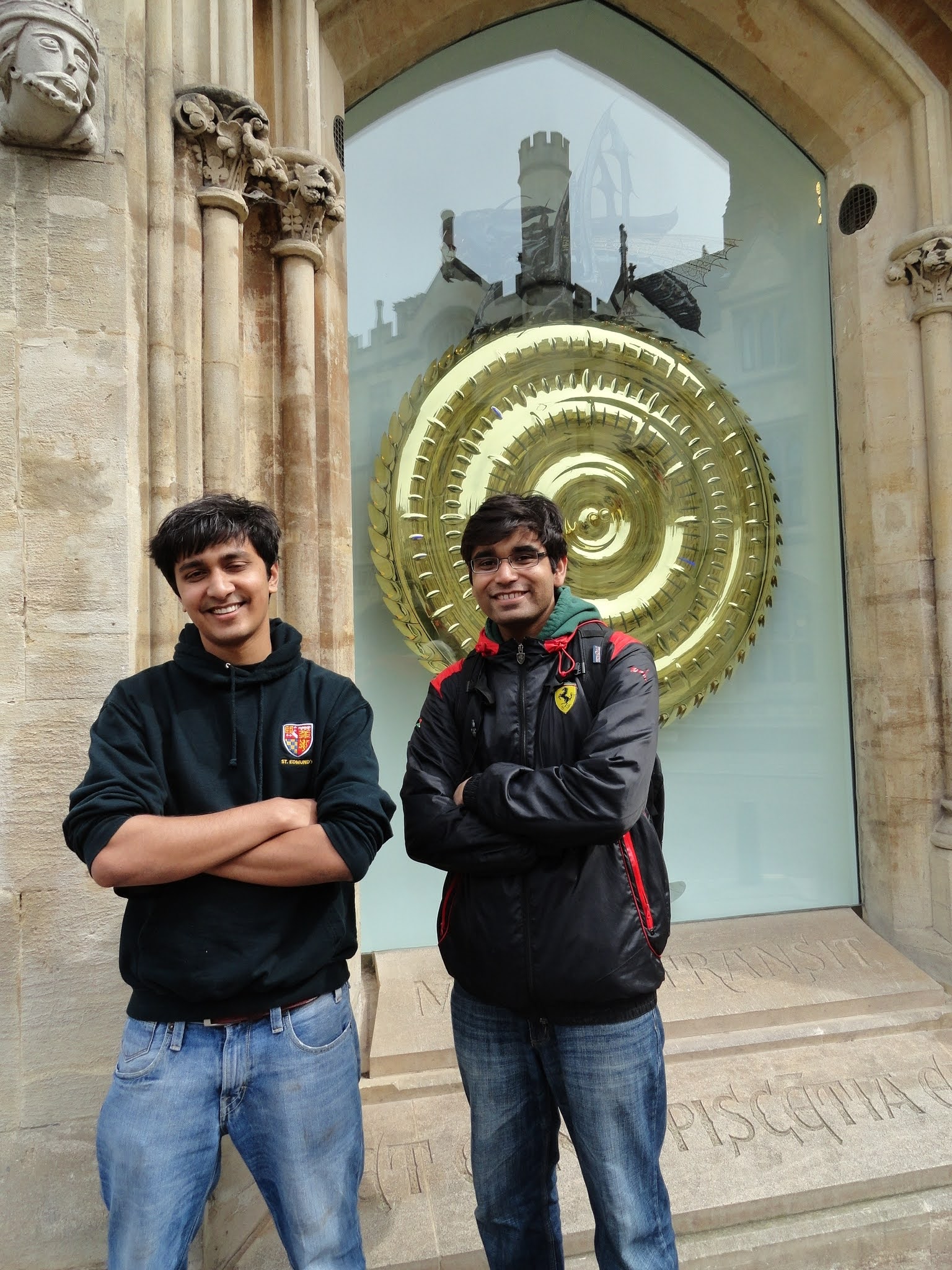 Saxena visits Kotia during his master’s at the University of Cambridge in May 2012