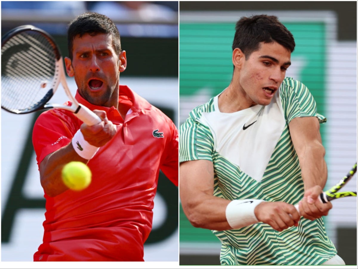 French Open LIVE: Novak Djokovic vs Carlos Alcaraz latest tennis score and updates from semi-final