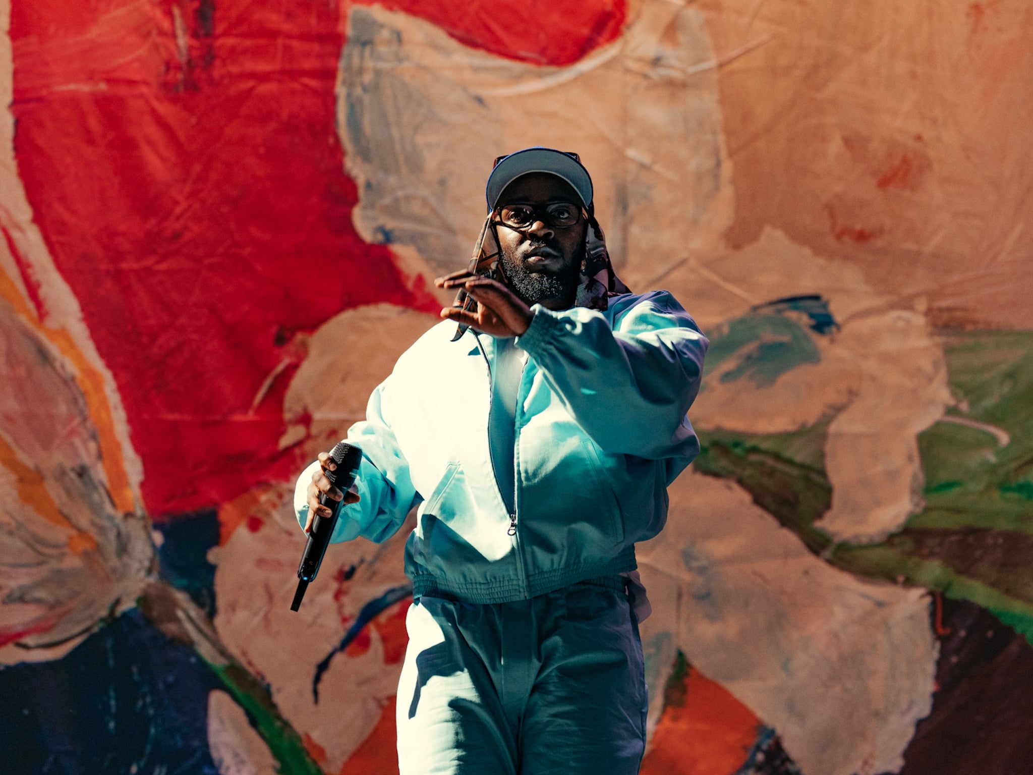 Kendrick Lamar performs at the Estrella Damm stage during Primavera Sound Barcelona 2023