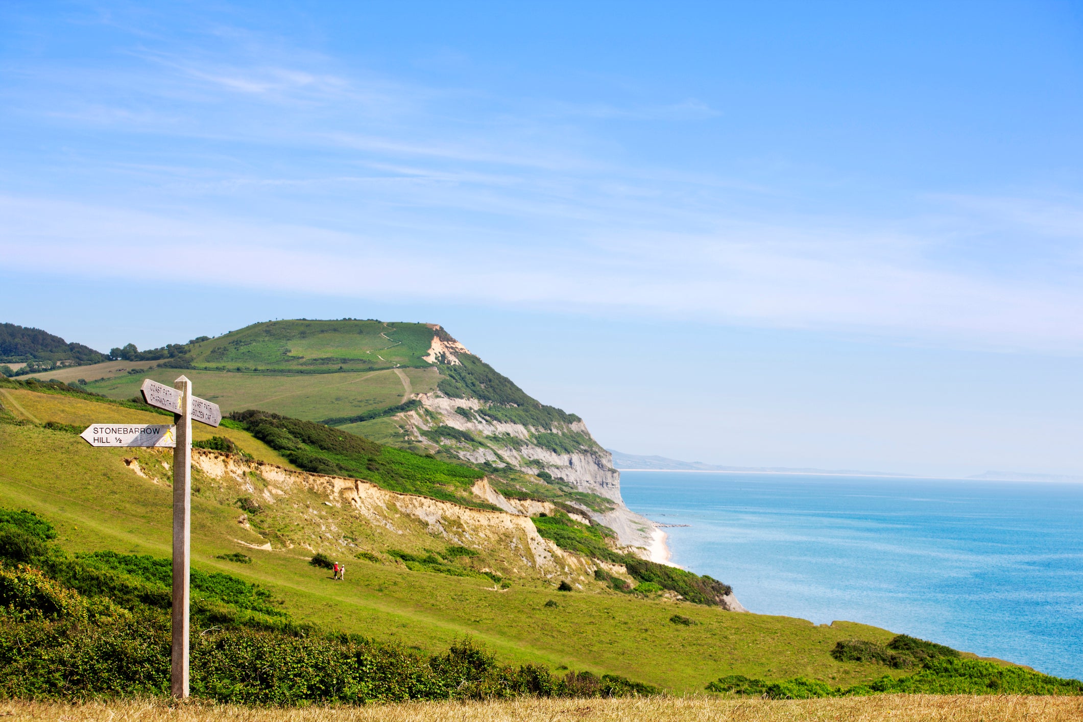 A view to Golden Cap, Dorset