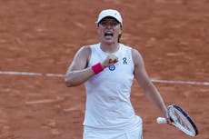 How to watch French Open women’s final: TV channel and streaming for Iga Swiatek vs Karolina Muchova
