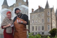 Inside the Escape to the Chateau property owned by Dick and Angel Strawbridge