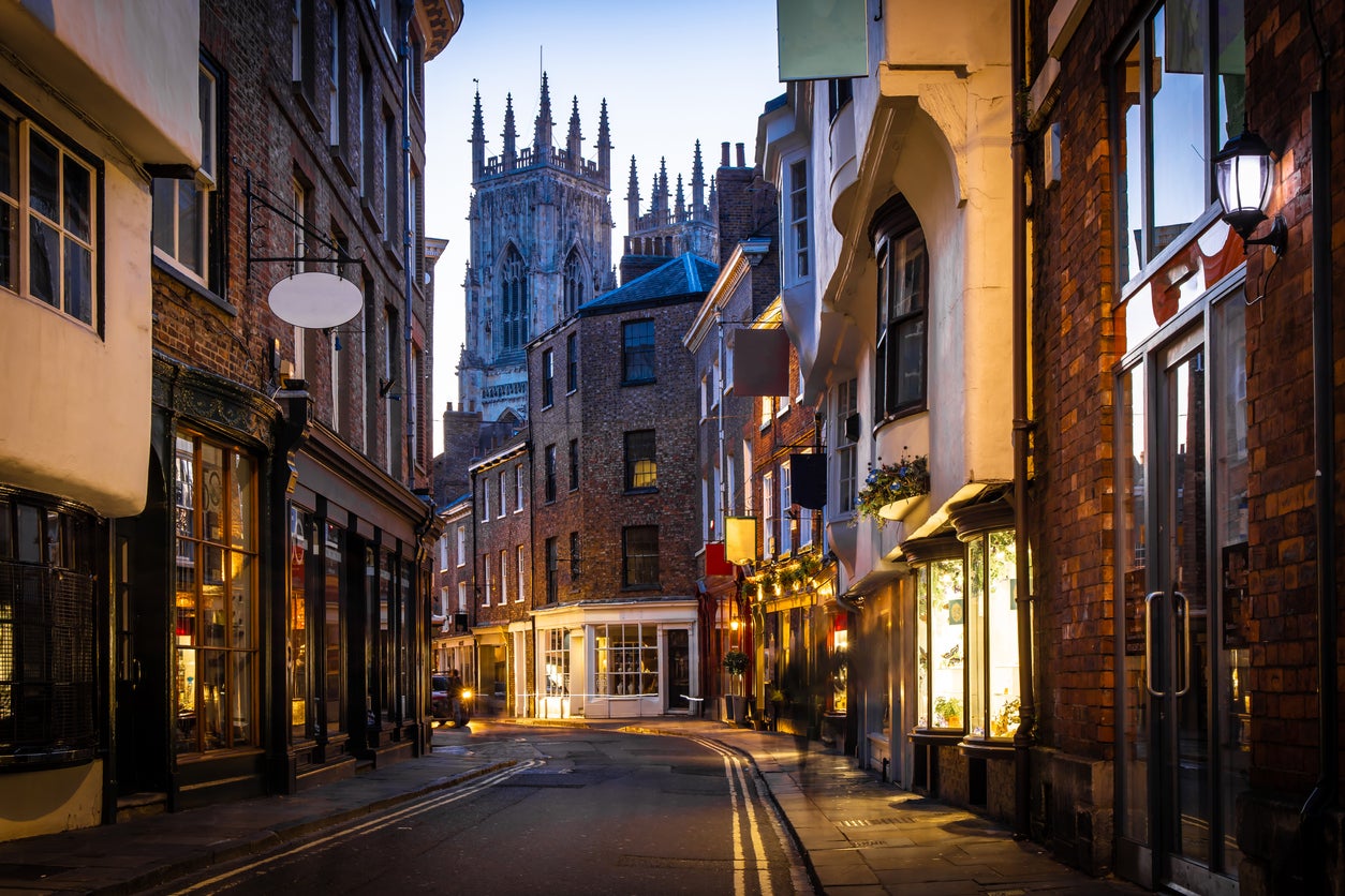 York is the main city on the Yorkshire and Northumberland tour