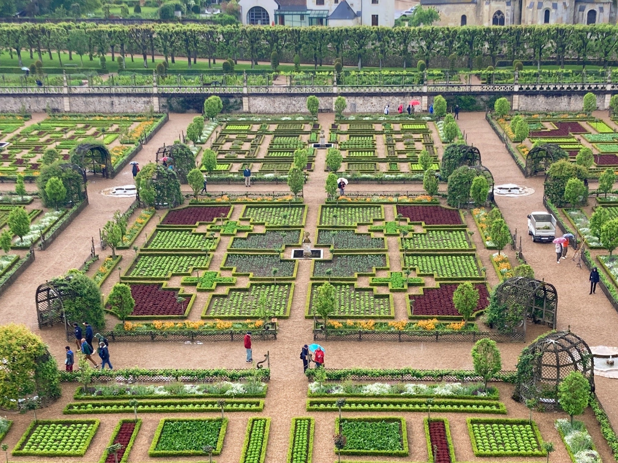 The gardens of Chateau de Villandry