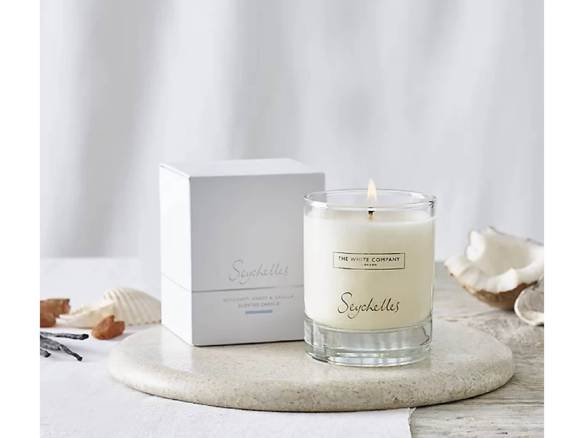 The White Company Seychelles candle