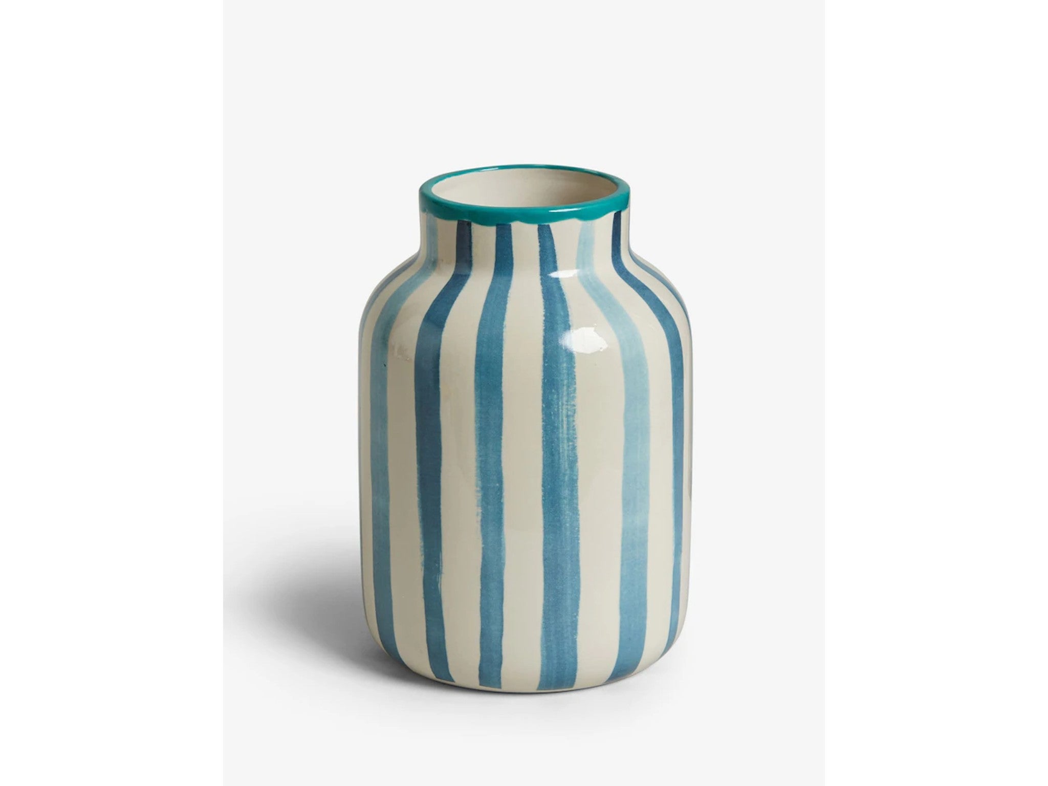 Next stripe ceramic vase