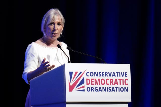 Nadine Dorries, who has announced she is stepping down as an MP (Andrew Matthews/PA)