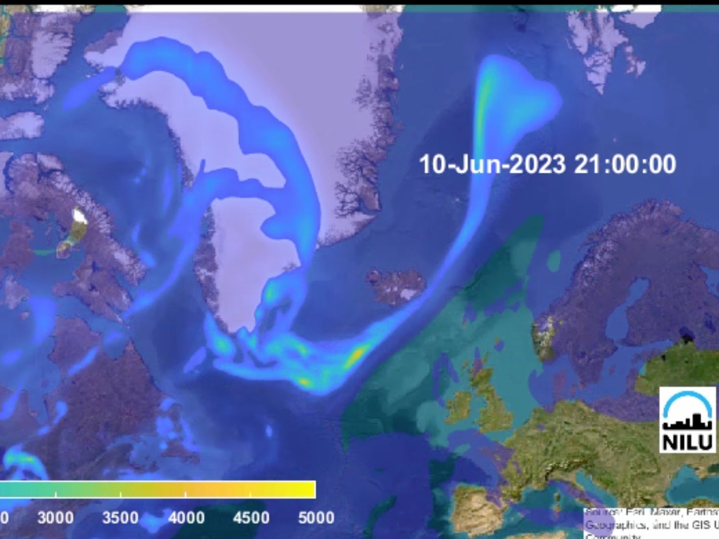 Wildfire smoke is drifting across the Atlantic Ocean and will spread across Europe in the coming days, according to scientists