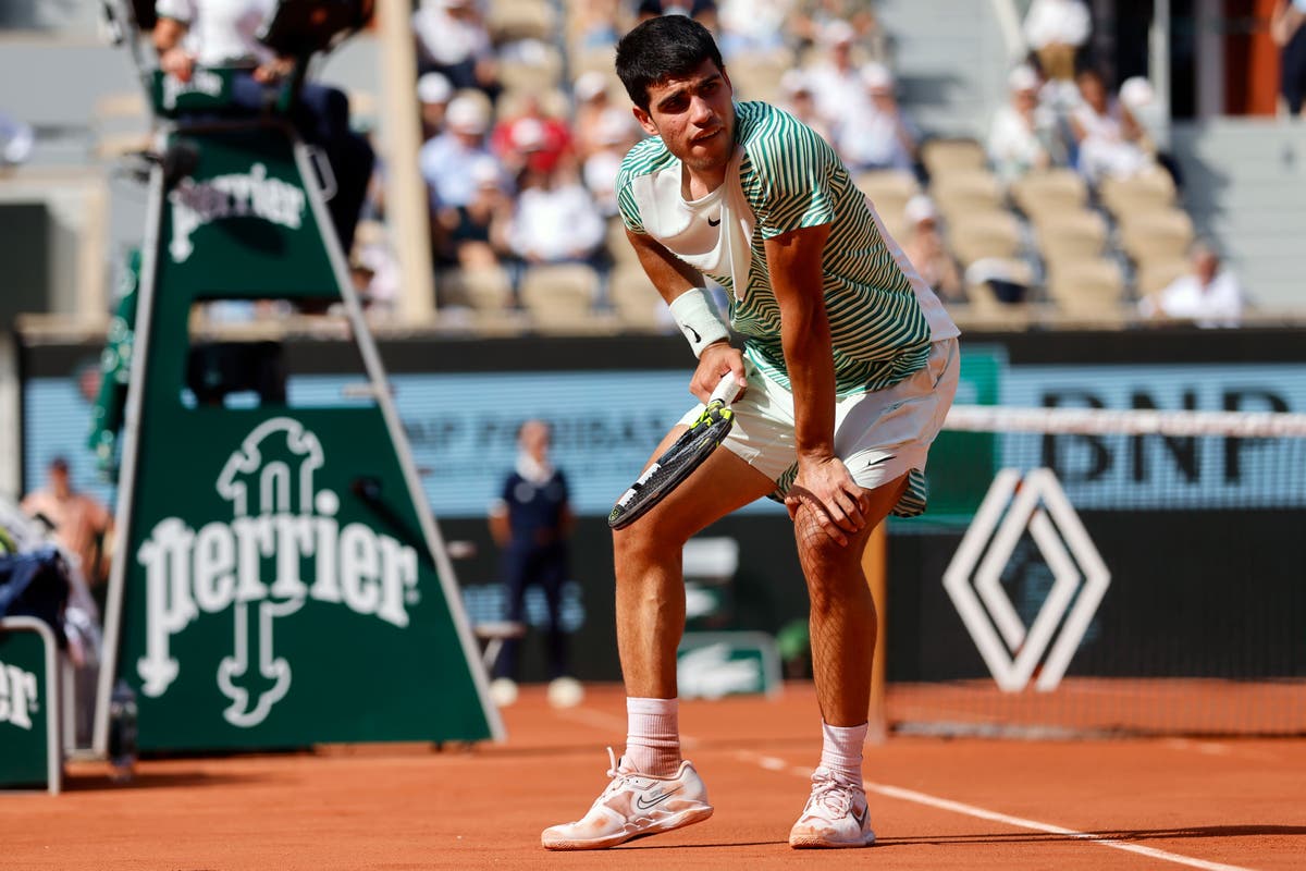 Carlos Alcaraz admits tension got to him in semi-final defeat to Novak Djokovic