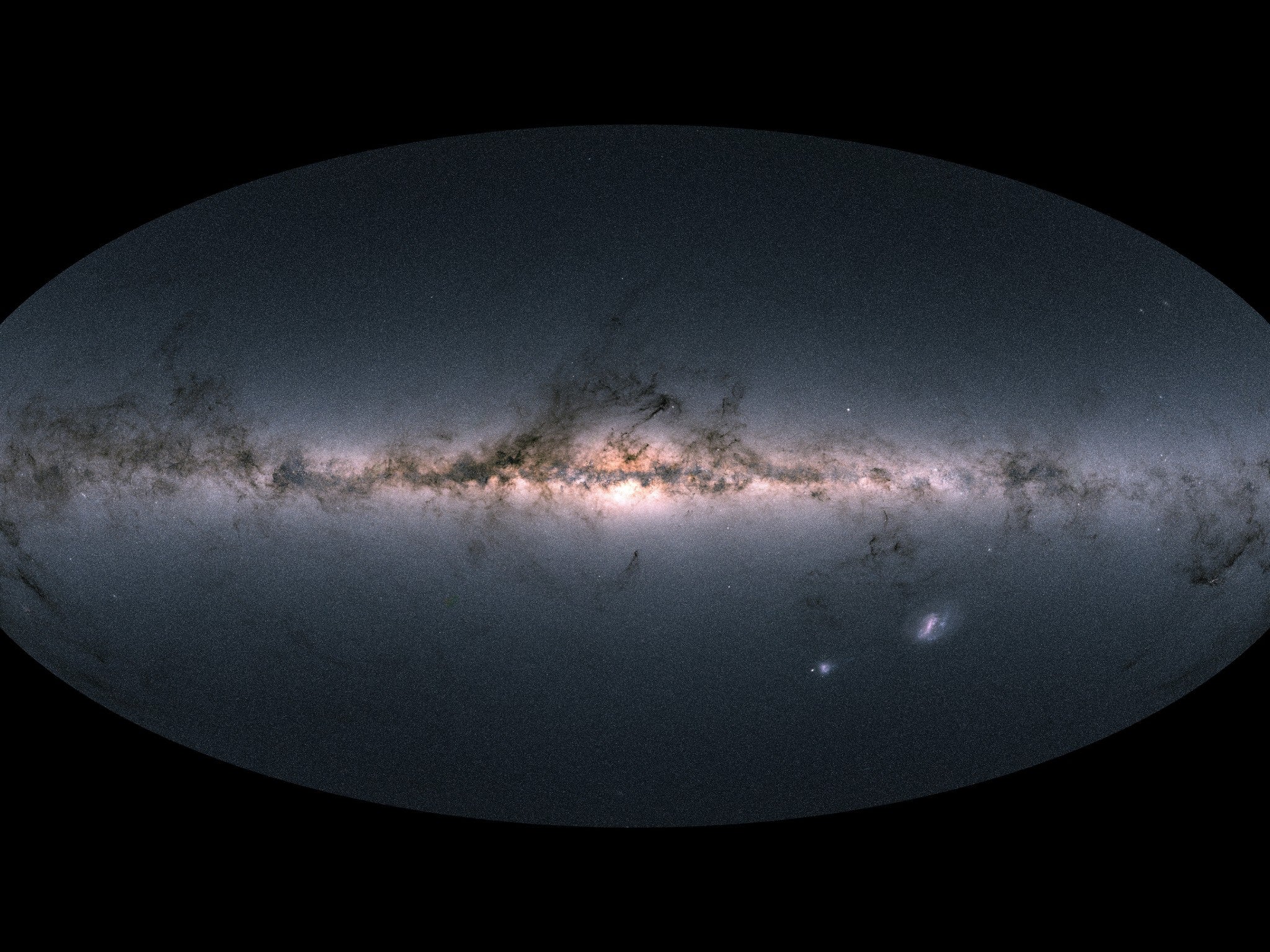 The Gaia spacecraft view of the whole sky: it’s measured the motion of two billion stars
