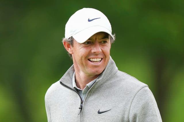 Rory McIlroy is in contention for a third straight win in the RBC Canadian Open (Nathan Denette/The Canadian Press via AP)