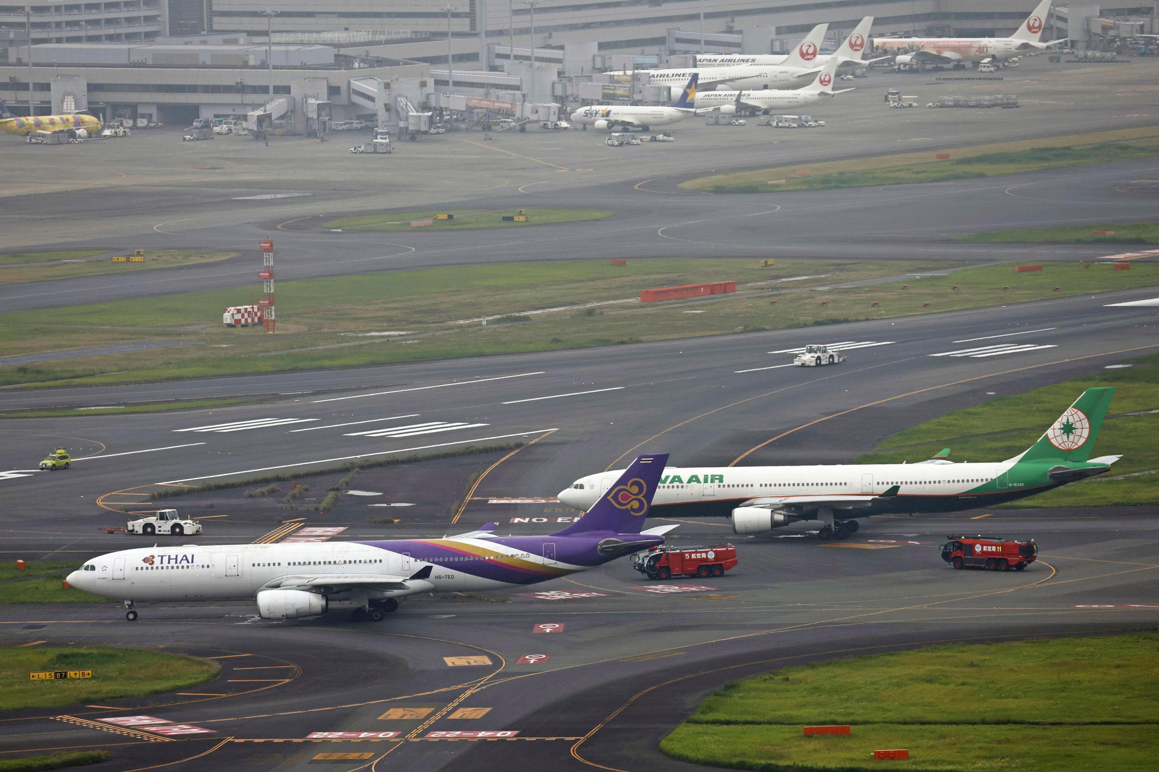 Japan Airport Runway Closed