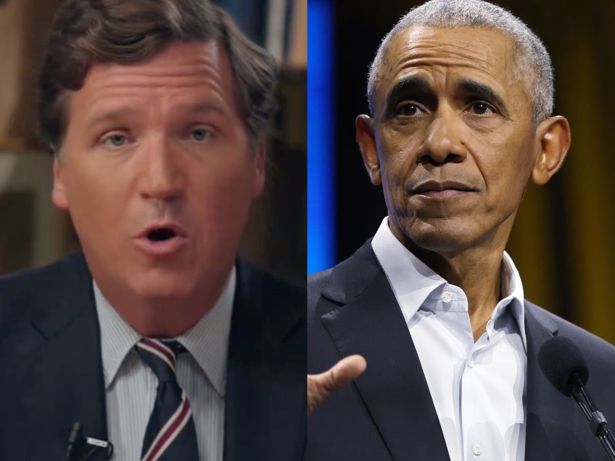 Tucker Carlson says Obama had a &lsquo;strange and highly creepy personal life&rsquo; in Twitter episode