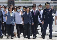 Taiwan president pledges to strengthen island's defense capability with new technologies