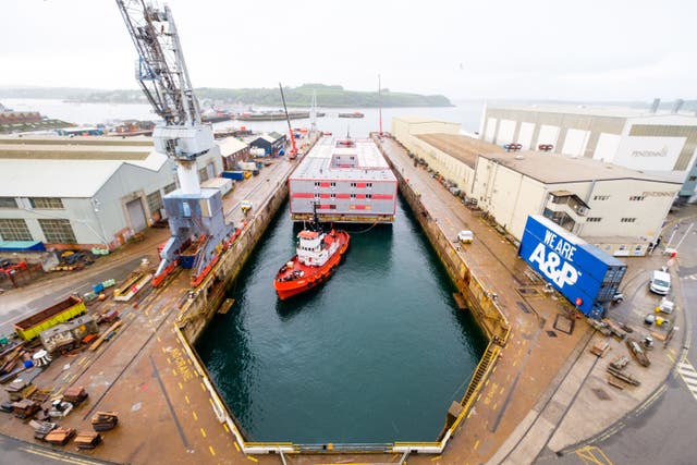 The Home Office is understood to have rowed back on plans to berth an asylum seeker accommodation barge near Liverpool (Matt Keeble/PA)