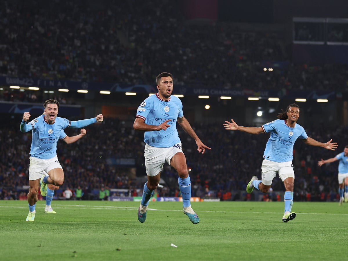 Man City complete historic treble after Champions League victory over Inter Milan
