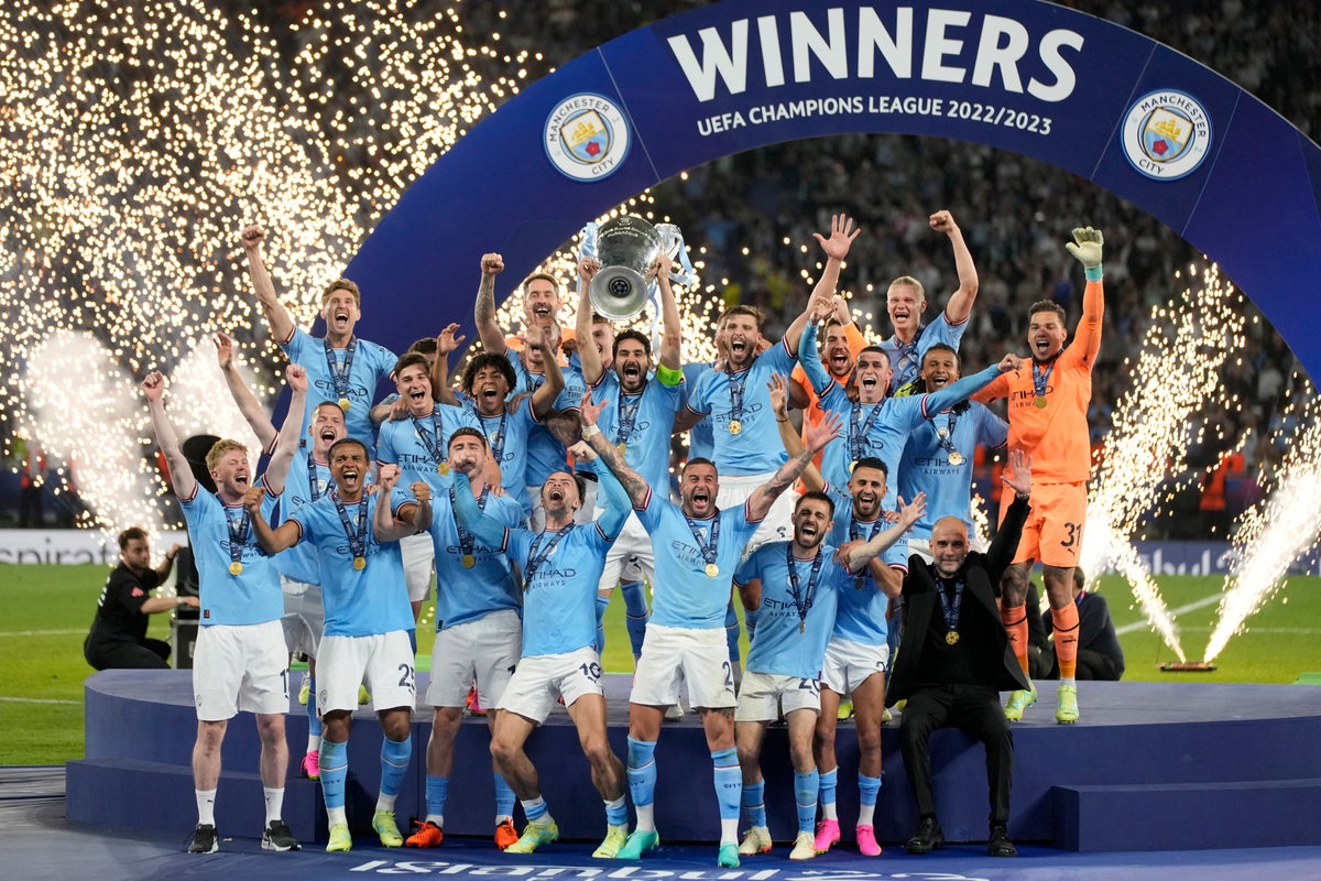 Champions League final 2023: Man City complete historic treble