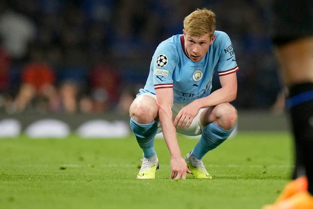 <p>De Bruyne could miss the start of next season after injury in the Champions League final </p>
