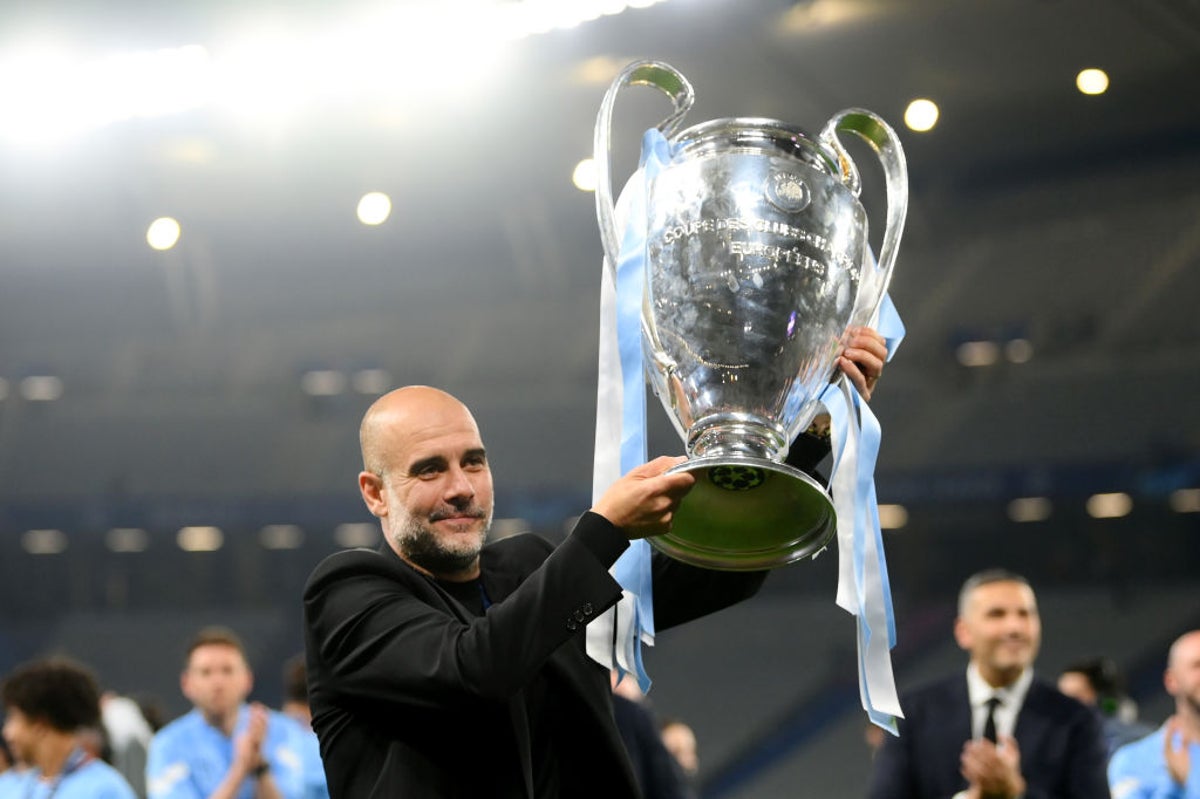 Pep Guardiola’s Manchester City trophy haul in full after treble triumph