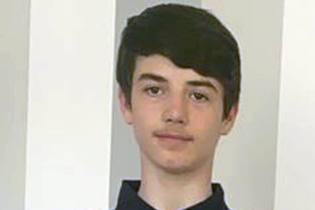Saul Cookson, 15, died when his e-bike collided with an ambulance after he was followed by police (family handout/PA)