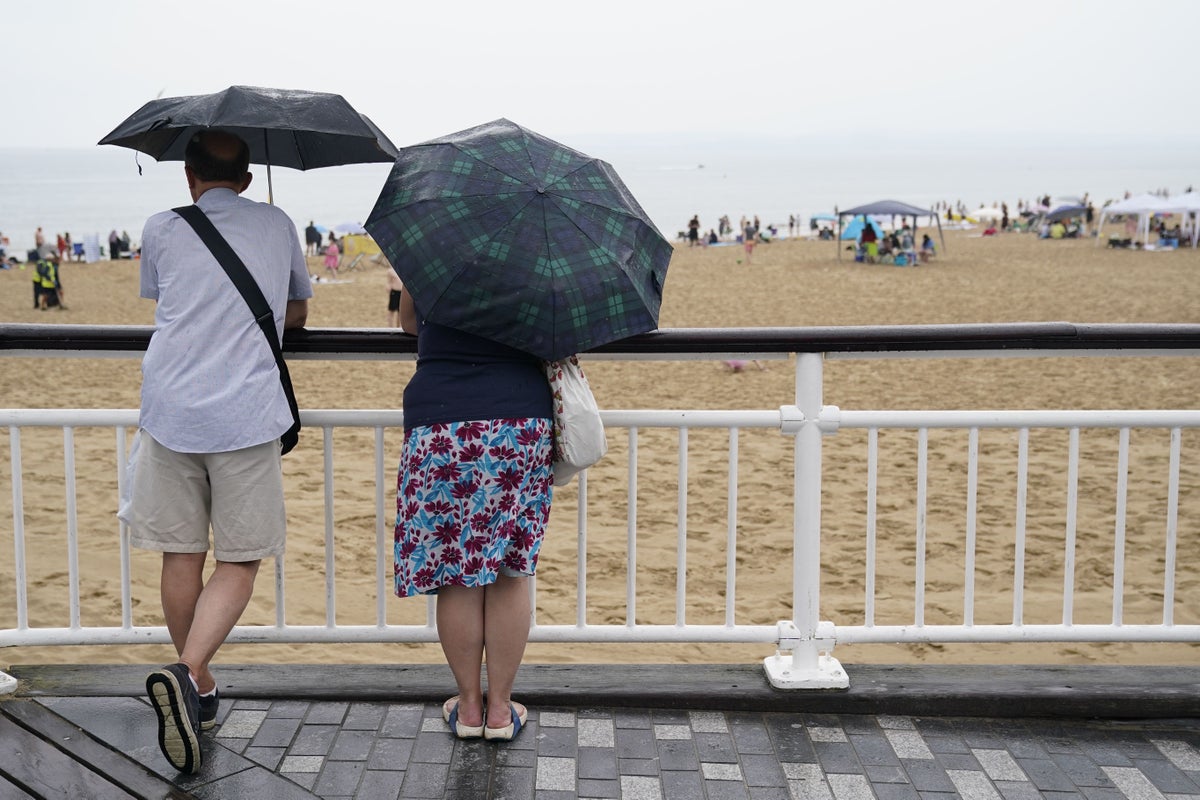 ‘Intense’ rain and thunder on way but UK will be hotter than Monaco