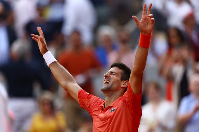 <p>Novak Djokovic has won 23 grand slam titles </p>
